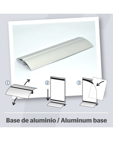 PosterFix® Sobremesa Base Aluminio