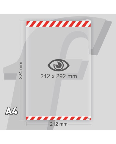 PosterFix® A4 Vertical Seguridad Pack 2 Unidades