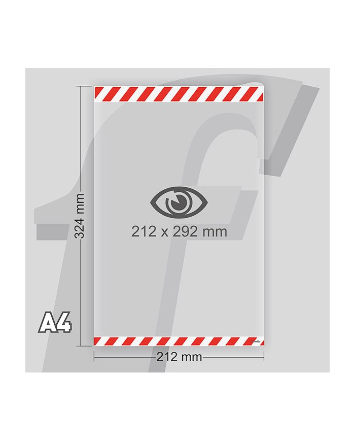 PosterFix® A4 Vertical Seguridad Pack 2 Unidades