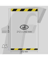 PosterFix® A4 Vertical Seguridad Pack 2 Unidades