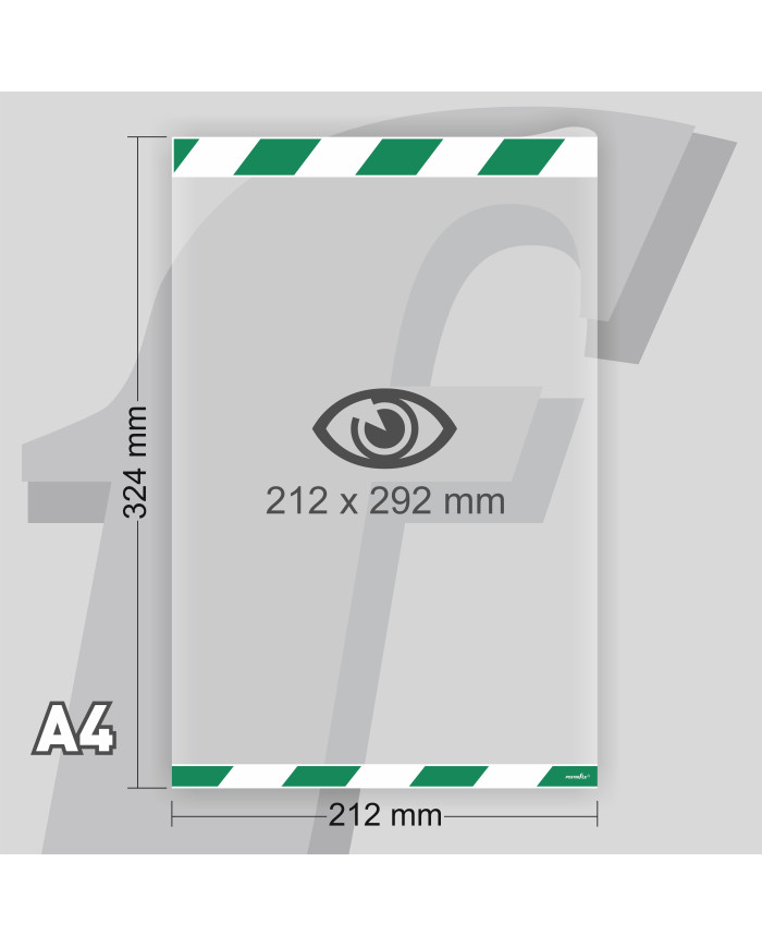PosterFix® A4 Vertical Seguridad Pack 2 Unidades